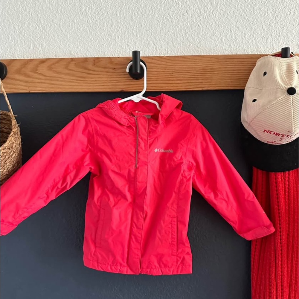 Columbia Bright Pink Kids' Hooded Jacket